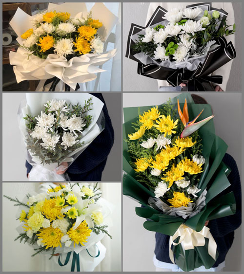 山西忻州五台县东冶镇北街村白事花束代送